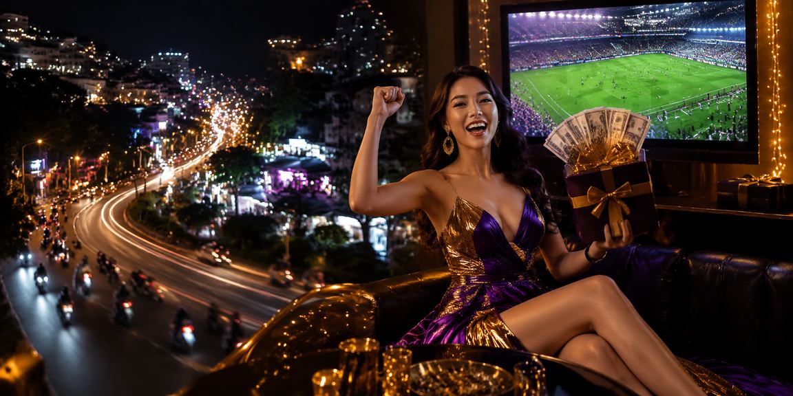 Không khí cá cược neon về đêm tại Đà Lạt trên nền tảng ia20