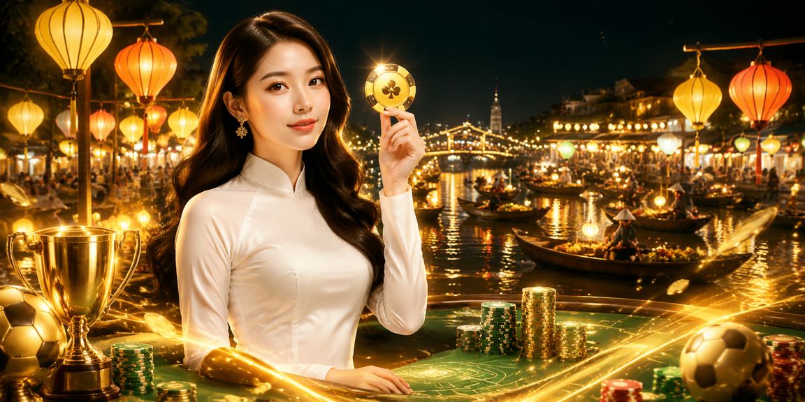 Cá cược casino phong cách áo dài Hội An trên ia20