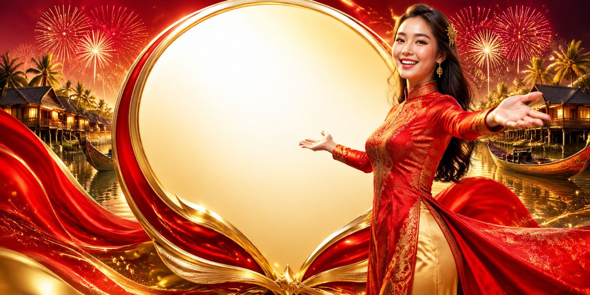 Người chơi Việt Nam tại vùng Mekong tham gia giải trí lành mạnh với trang phục áo dài truyền thống